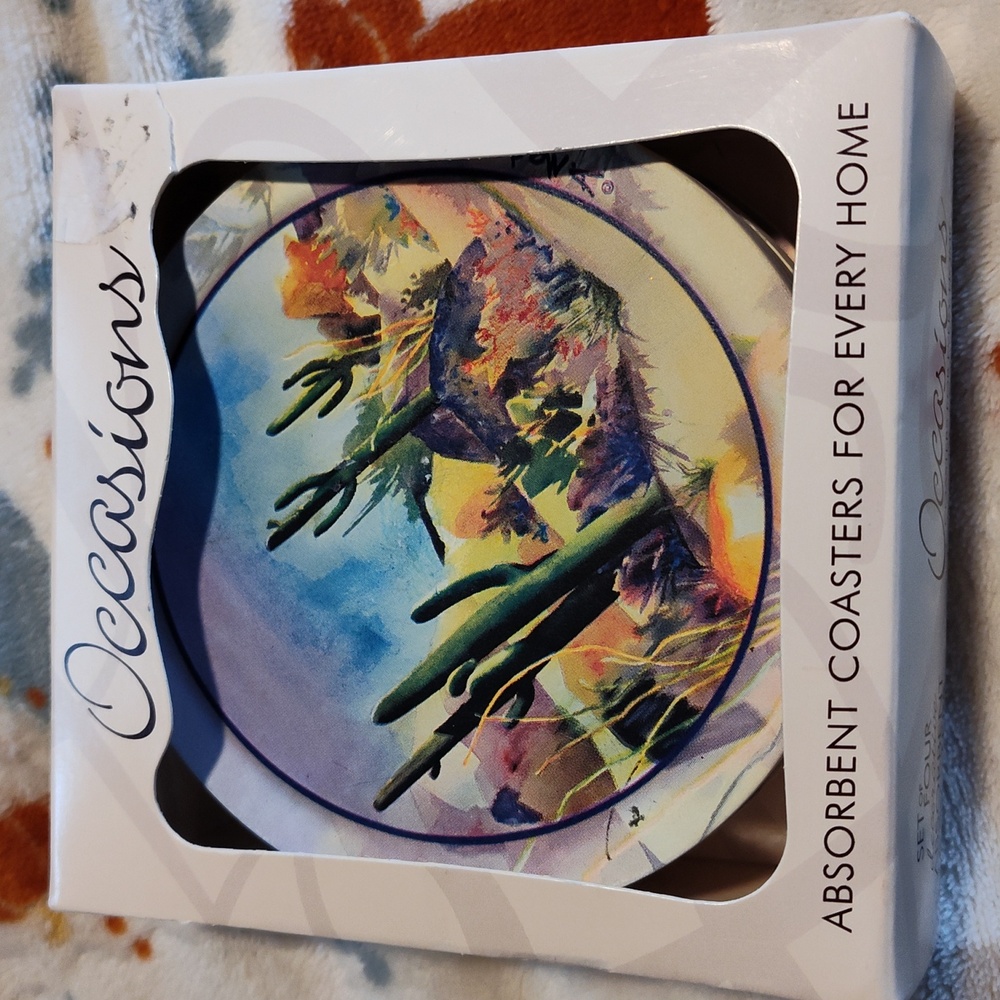6GT- Occasions Southwestern Desert Cactus Coasters